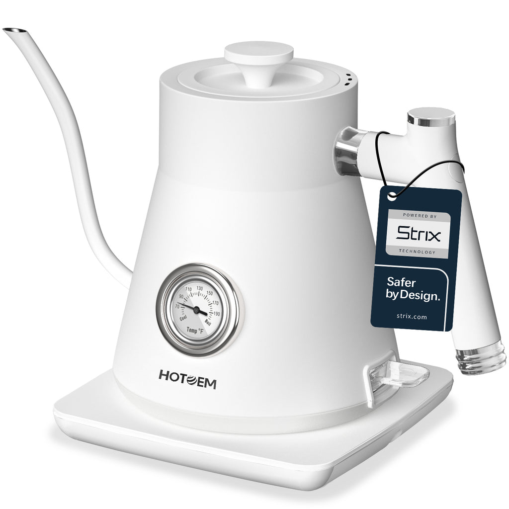 Hotoem Electric Gooseneck Black Kettle,Pour Over Coffee & Tea